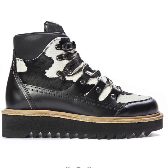 MONTE SPORT  “BRIGITTE“ White & Black Boots Size 37 - Picture 5 of 16